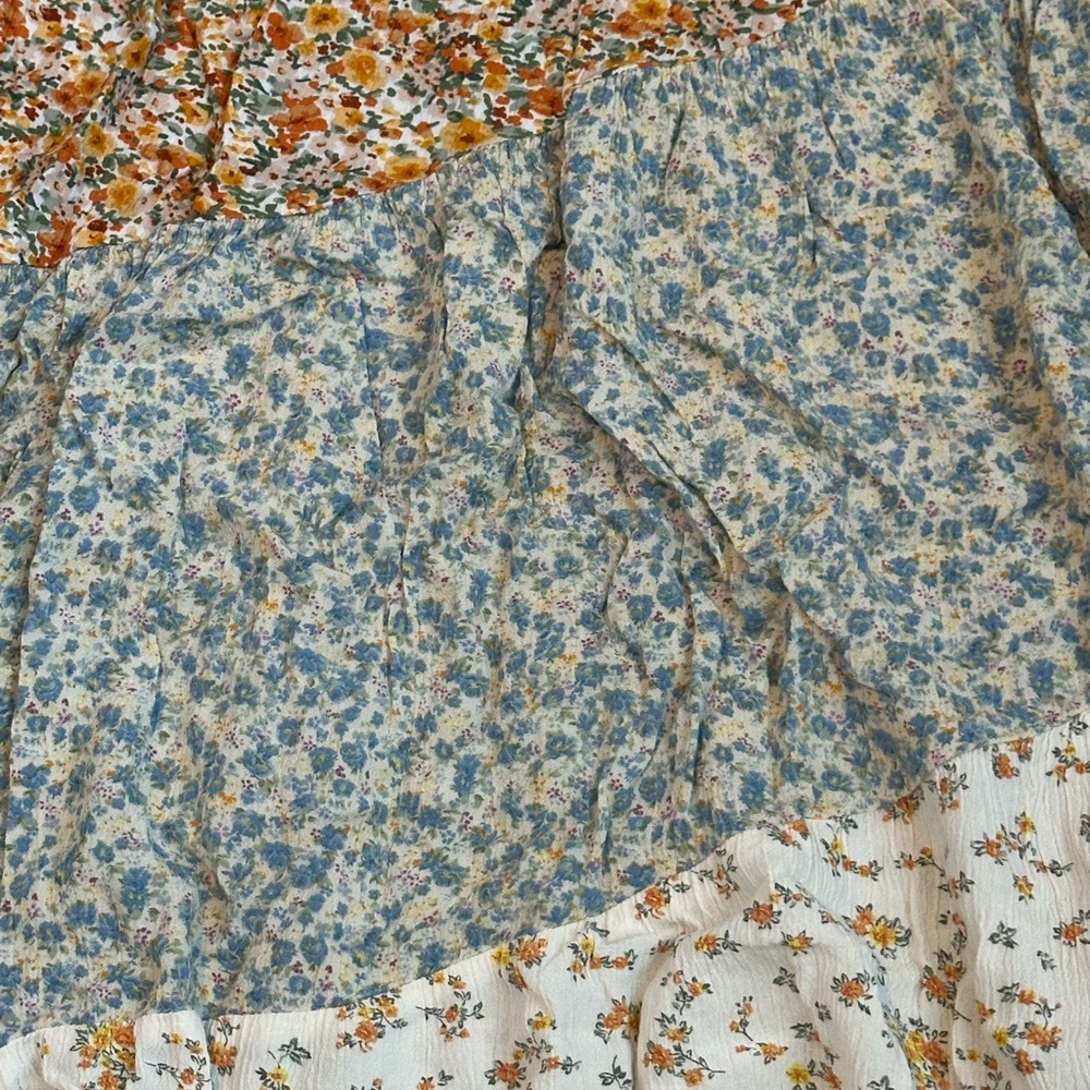American Eagle Floral Patchwork Midi Skirt - Picture 2 of 2